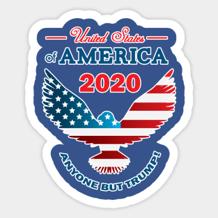 2020 Anyone but Trump Make America Nice Again Sticker